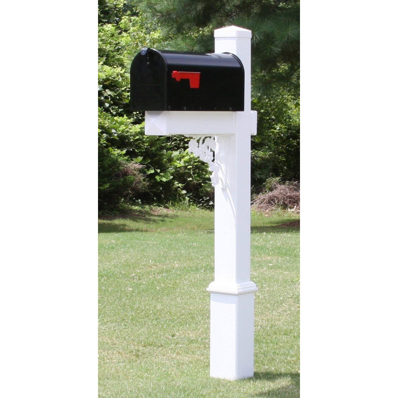 4EverProducts Coolidge Post Mounted Mailbox & Reviews Wayfair